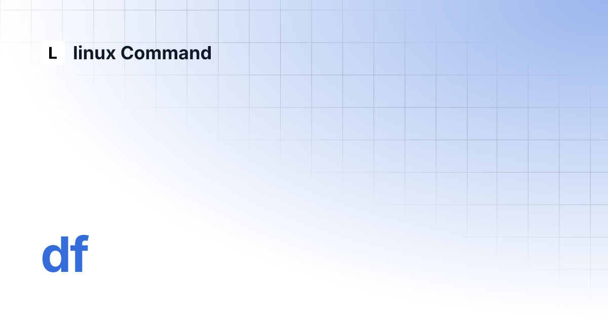 Df linux command